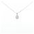 Autre Marque Collana di Diamanti PT900 PT850 Argento
