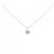 Autre Marque Collana in platino e diamanti Argento