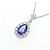 Autre Marque Collana in Tanzanite e Diamanti Pt900 Pt850 Porpora - vista 3
