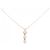 Autre Marque Collana con Diamanti Au750 Rosa