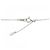 Autre Marque Collana di Diamanti PT900 PT850 Argento - vista 5