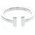 Tiffany & Co. T Square 18K Weißgold Silber - Ansicht 5