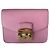 Borsa a tracolla Furla Metropolis in pelle rosa pastello