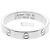 Aliança Cartier Love em ouro branco 18K Prata