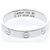 Aliança Cartier Love em ouro branco 18K Prata - vista 5