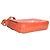 Bolsa de ombro Nancy Gonzalez em pele de crocodilo vermelho coral - vista 11