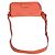 Bolsa de ombro Nancy Gonzalez em pele de crocodilo vermelho coral - vista 8