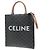 Céline Tote Verticale Triomphe Celine in Tela Cerata Small Marrone