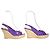 Louis Vuitton Espadrilles Zeppa Monogramma Floreale Viola Porpora - vista 7