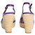 Louis Vuitton Espadrilles Zeppa Monogramma Floreale Viola Porpora - vista 9