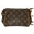 Borsa a Spalla Louis Vuitton Vivacite PM Monogram Marrone Monogramma - vista 3