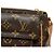 Borsa a Spalla Louis Vuitton Vivacite PM Monogram Marrone Monogramma - vista 8