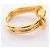 Hermès Hermes Atame Schalring in Goldton Golden - Ansicht 7
