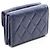 Cartera Plegable Chanel Classic Small Flap Azul marino - vista 2