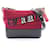 Borsa Chanel Gabrielle de Large Hobo Rosso Porpora Blu navy  - vista 1
