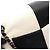Chanel Double Flap Bicolor Schultertasche Schwarz Weiß - Ansicht 10