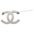 Timeless Spilla Chanel A13A Coco Mark Nero Argento - vista 2