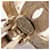 Orecchini Chanel A11C Swing Pearl Coco Mark Bianco D'oro - vista 3
