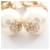 Orecchini Chanel A11C Swing Pearl Coco Mark Bianco D'oro - vista 5