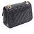 Bolso de hombro Chanel 2.55 en piel de becerro negro - vista 2