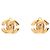 Orecchini a clip placcati in oro Chanel D'oro