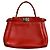 Fendi Peekaboo Mini Lederhandtasche Orange - Ansicht 2