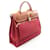 Hermès Borsa 2-Way Hermes Herbag Zip PM Ruby Natural Marrone Bordò - vista 2