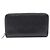 Gucci GG Embossed Round Long Wallet Black
