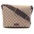 Borsa a Spalla Gucci GG Canvas Marrone Beige