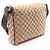 Borsa a Spalla Gucci GG Canvas Marrone Beige - vista 2