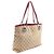 Borsa Tote Gucci GG Canvas Beige Bordò - vista 2