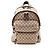Zaino/Borsa a mano in tela GG Gucci Marrone Beige