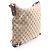Borsa a Spalla Gucci Abbey GG Canvas Marrone Beige - vista 2