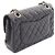 Borsa a Spalla Chanel Matelassé Double Flap Nero - vista 2