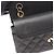 Borsa a Spalla Chanel Matelassé Double Flap Nero - vista 7