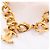 Chanel Coco Mark Gripoix Charm Bracelet Black White Golden - view 3