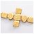Chanel Coco Mark Gripoix Charm Bracelet Black White Golden - view 5