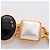 Chanel Coco Mark Gripoix Charm Bracelet Black White Golden - view 8