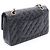 Borsa a tracolla Chanel Matelassé Double Flap Nero - vista 2