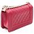 Borsa a tracolla Chanel Boy Small in agnello rosa - vista 2