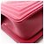 Borsa a tracolla Chanel Boy Small in agnello rosa - vista 9