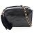 Borsa a Spalla Chanel Coco Mark Diamond Stitch Fringe Nero