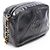 Borsa a Spalla Chanel Coco Mark Diamond Stitch Fringe Nero - vista 2
