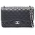 Timeless Borsa a tracolla Chanel Large Matelassé Classic Double Flap Nero