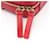Riñonera con cadena Chanel Coco Mark Roja - vista 11