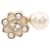 Chanel Coco Mark Ring Weiß Golden  - Ansicht 1