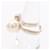Chanel Coco Mark Ring Weiß Golden  - Ansicht 2