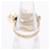 Chanel Coco Mark Ring Weiß Golden  - Ansicht 3