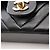 Timeless Borsa a spalla a doppio flap in chevron V-stitch di Chanel Nero - vista 8