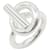 Ring Hermès Anello a fascia argento Hermes Echappé MM  - vista 1